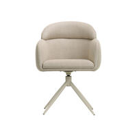 STUHL 100% Polyester 63 x 64 x 87 cm beige POLSTERSTÜHLE #01 - Beige, Kunststoff (63/87/64cm) - Massivmoebel24