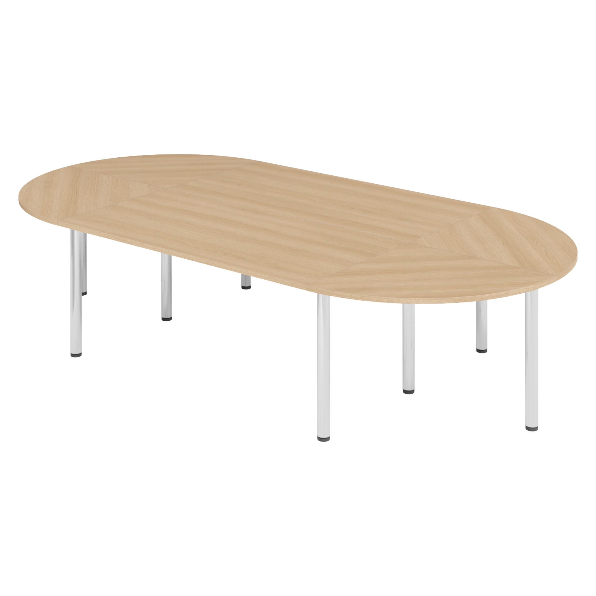 KONFERENZTISCH-SETS Serie-K 160/320/74 cm in Eichefarben - Eichefarben, Holzwerkstoff (160/320/74cm) - bümö