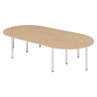 KONFERENZTISCH-SETS Serie-K 160/320/74 cm in Eichefarben - Eichefarben, Holzwerkstoff (160/320/74cm) - bümö