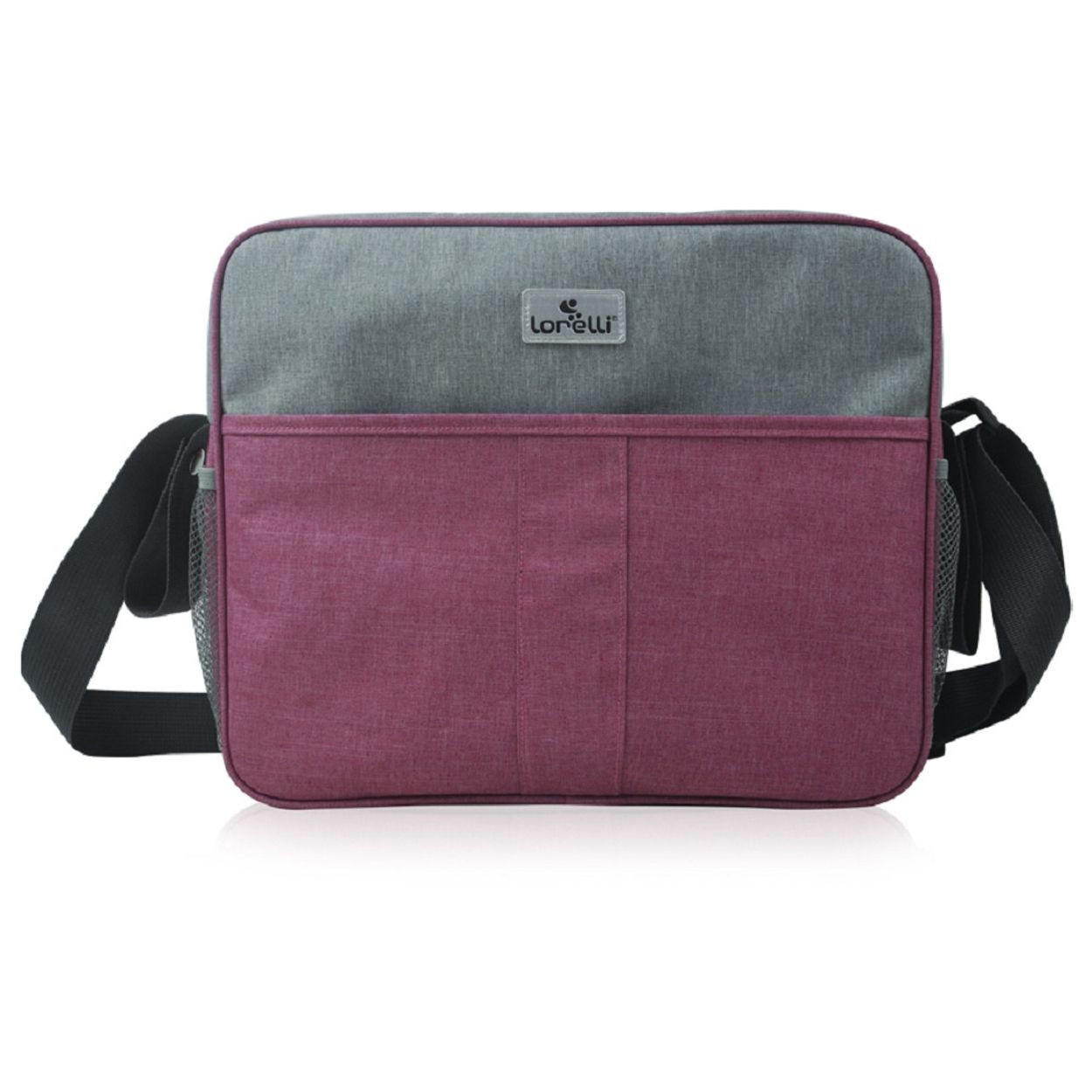WICKELTASCHE 1004008 pink Wickelunterlage, 3 Innenfächer, Außenfächer, Schultergurt, Polyester - Pink, Textil (38/29/16cm) - Lorelli