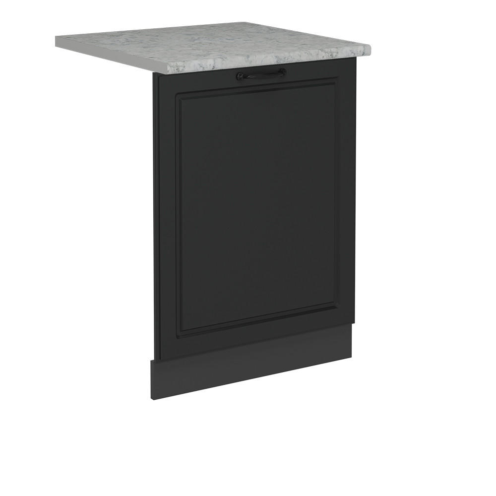 DISKMASKINENS FRONTPANEL R-Line Antracit hus på landet 60 cm , AP Marble Antracit, Antracit 81.8/60/60 cm
