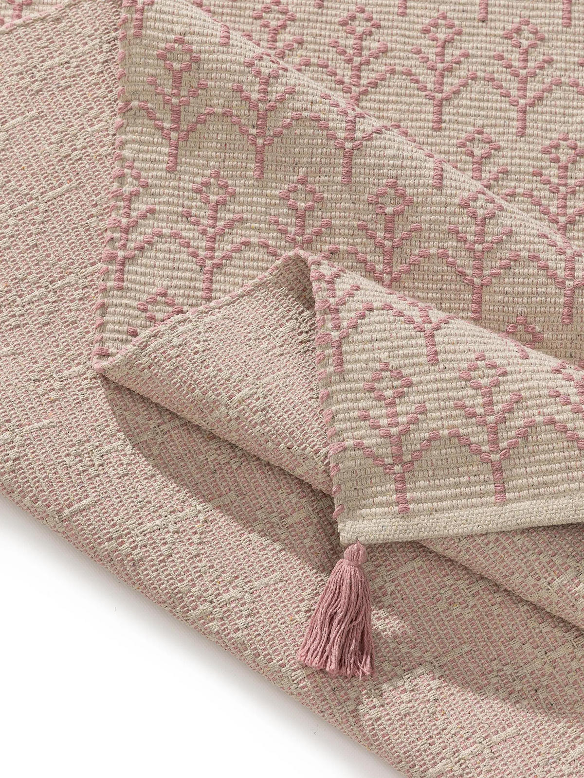 KINDERTEPPICH Elli waschbar Rosa 160/230 cm - Rosa, Naturmaterialien/Kunststoff (160/230cm) - benuta