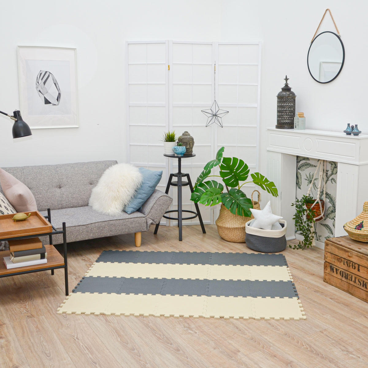 Thumbnail - Littletom Spielmatte, Mehrfarbig, Kunststoff, Rechteckig, 30x30 cm, Teppiche & Böden, Teppiche, Teppich Kinderzimmer