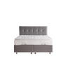 POLSTERBETT-SET LARA 140x200 Creme - Bett inkl. Matratze - Creme, Metall (140/200cm) - Villa Möbel