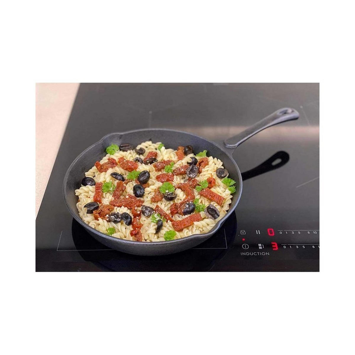 PFANNE Schwarz 20/20/4 cm KH2251 - Schwarz, Metall (20cm) - Kinghoff 