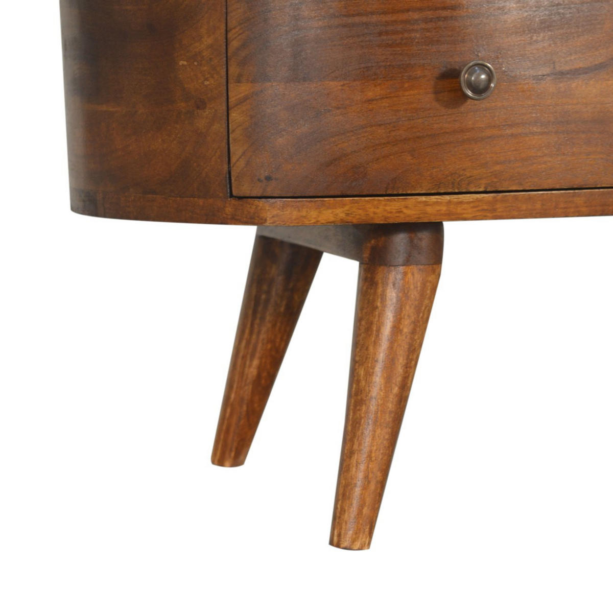 TV-LOWBOARD Dunbar für TVs bis zu 42" - Messingfarben/Braun, Holz/Metall (110/50/35cm) - Artisan Furniture