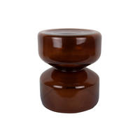 BEISTELLTISCH Doble Braun 35/35/41 cm - Braun, Glas (35/35/41cm) - Leitmotiv