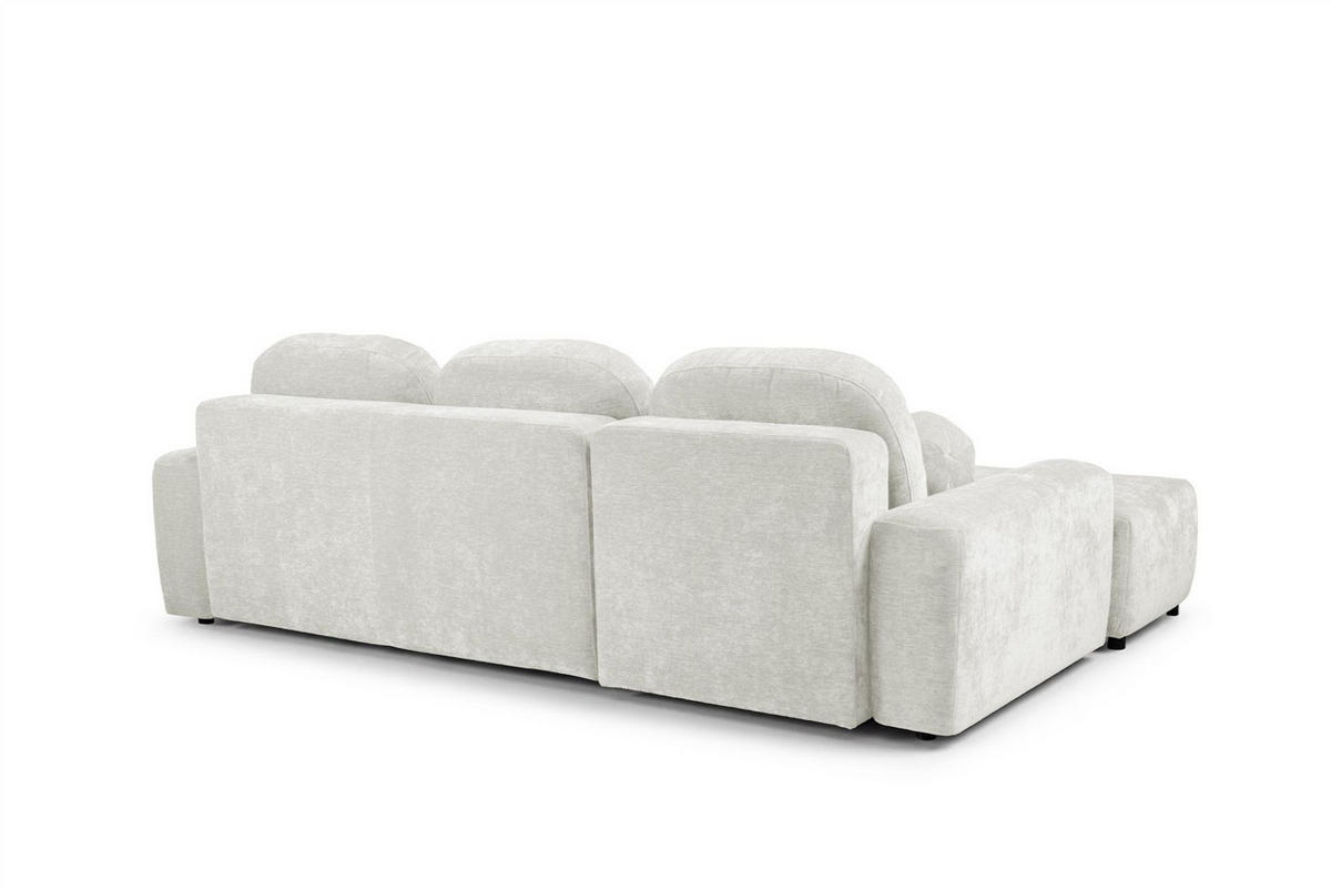 ECKSOFA Argos In Vibe - Creme, Holzwerkstoff/Textil (170/267cm) - Fun Möbel