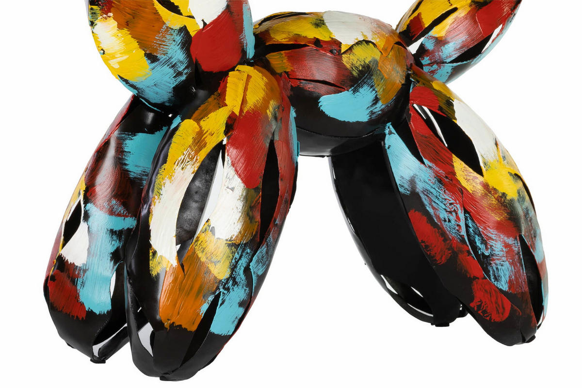 METALLSKULPTUR Bunt 58/58 cm - Multicolor, Metall (4/58/22cm) - KUNSTLOFT