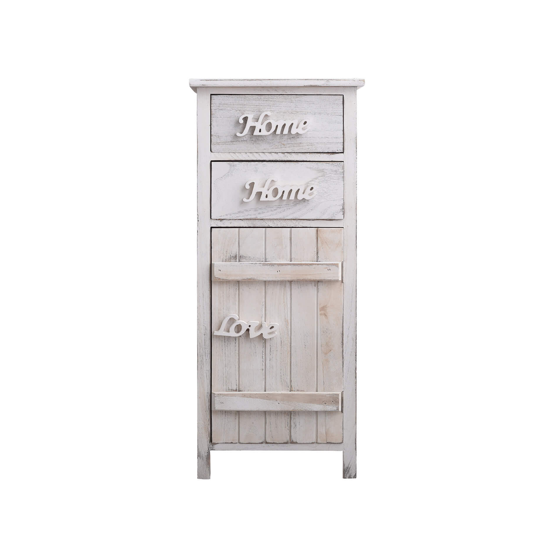 KOMMODE Weiß 30/37/84 cm - Weiß, Holz (30/84/37cm) - Mobili Rebecca