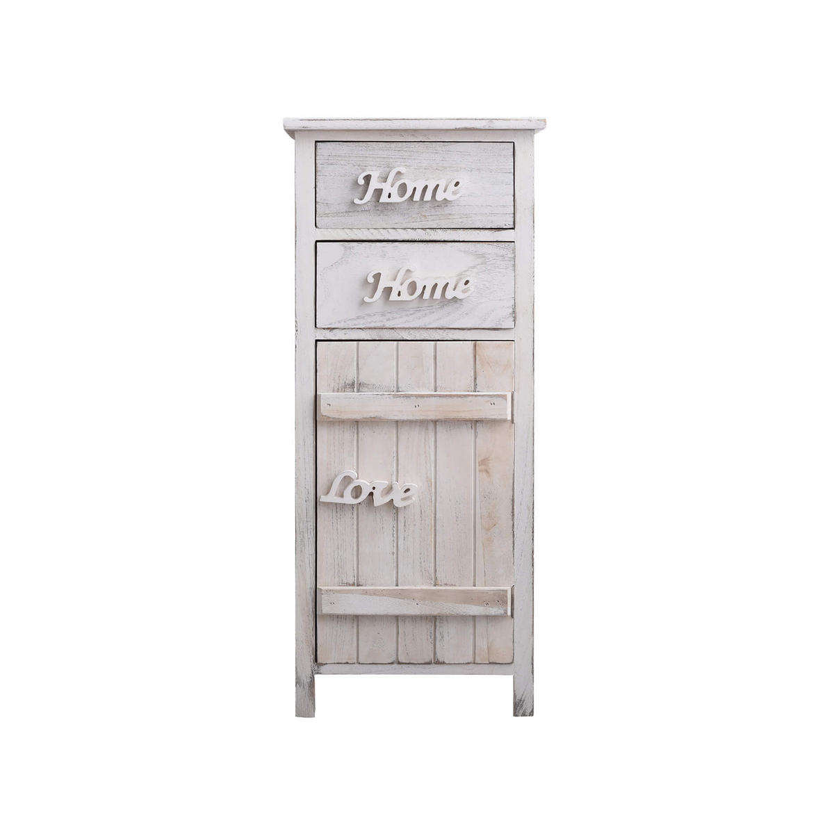 KOMMODE Weiß 30/37/84 cm - Weiß, Holz (30/84/37cm) - Mobili Rebecca