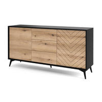 SIDEBOARD Weiß DIAMO 154 - Multicolor, Holzwerkstoff (154/77/39cm) - Sepro Meble