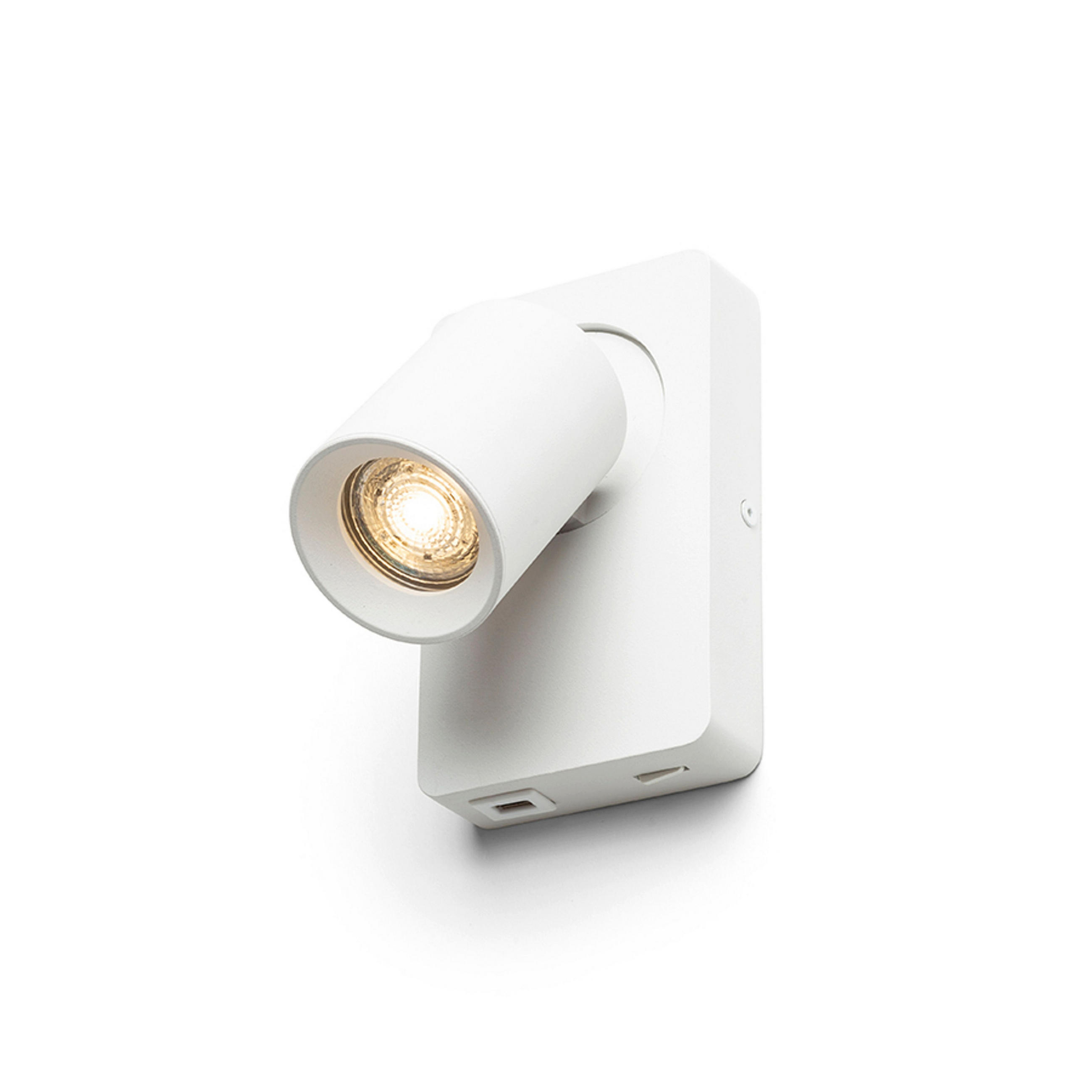 DECKENLEUCHTE VOLTERA USB Weiß 9 W - Weiß, Metall (30/30/20cm) - Rendl