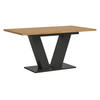 ESSTISCH Eiche, grau 150 - 190 cm, Küchentisch ausziehbar - Eiche Artisan/Grau, Holz/Holzwerkstoff (150/90/76cm) - Inn.Furn