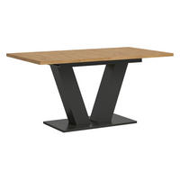 ESSTISCH Eiche, grau 150 - 190 cm, Küchentisch ausziehbar - Eiche Artisan/Grau, Holz/Holzwerkstoff (150/90/76cm) - Inn.Furn