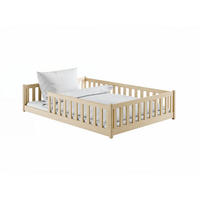 KINDERBETT MATI Beige 146x208x45 cm - Beige, Holz - FURNLUX