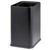 PAPIERKORB Vol. 13 L, offen schwarz - Schwarz, Metall (29/36.5/23cm) - bremermann