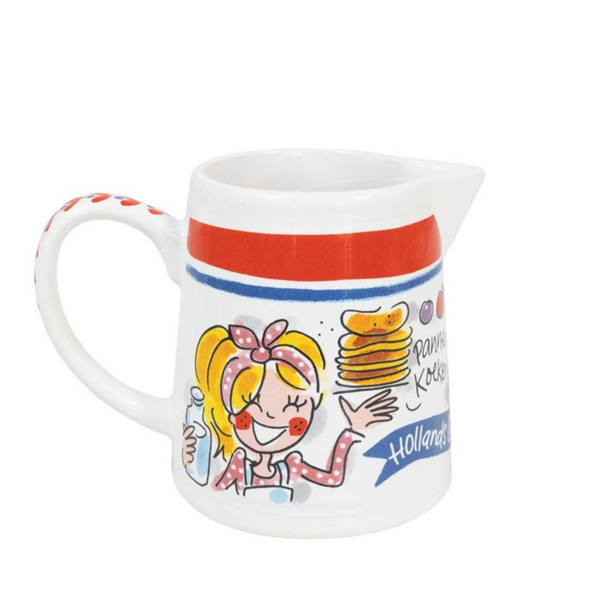 MILCHKANNE Hollands Glorie in Bunt - 9cm - Multicolor, Keramik (0.5L) - Blond Amsterdam