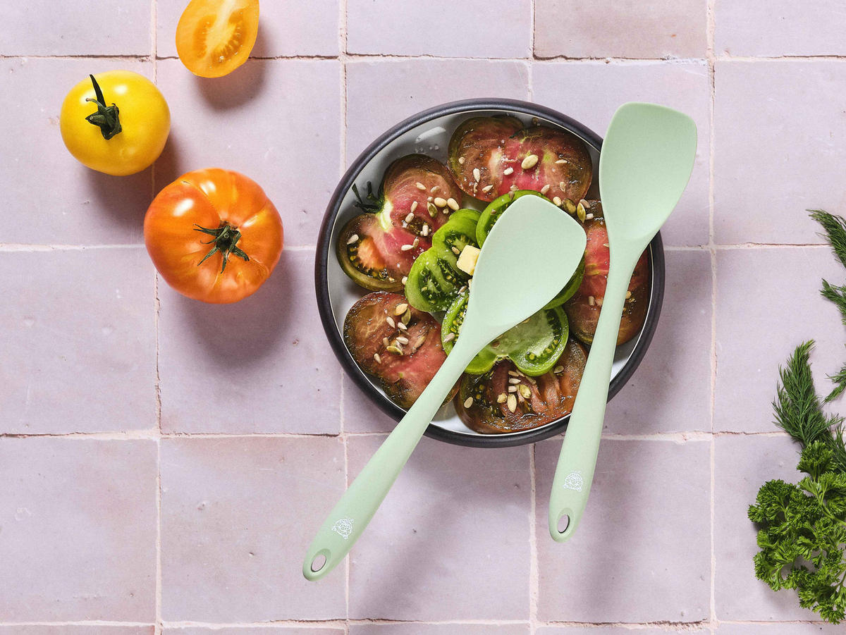 SALATBESTECK aus Silikon IVAR - Hellgrün, Kunststoff (30.2cm) - Björn