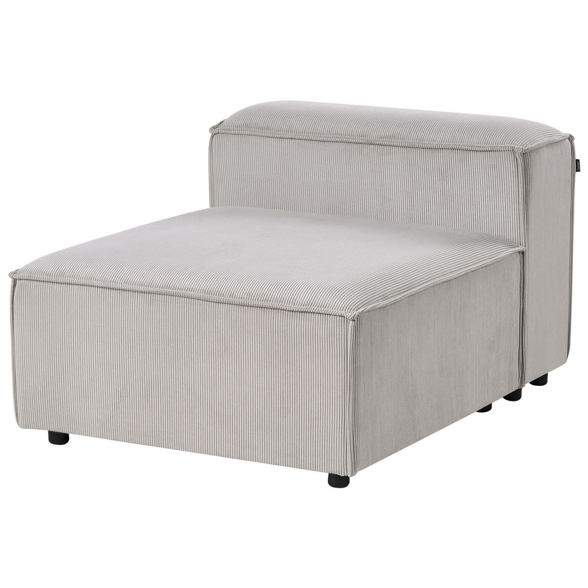 3-SITZER-MODULSOFA Cord Taupe Ardal - Taupe, Textil (328/68/120cm) - Beliani