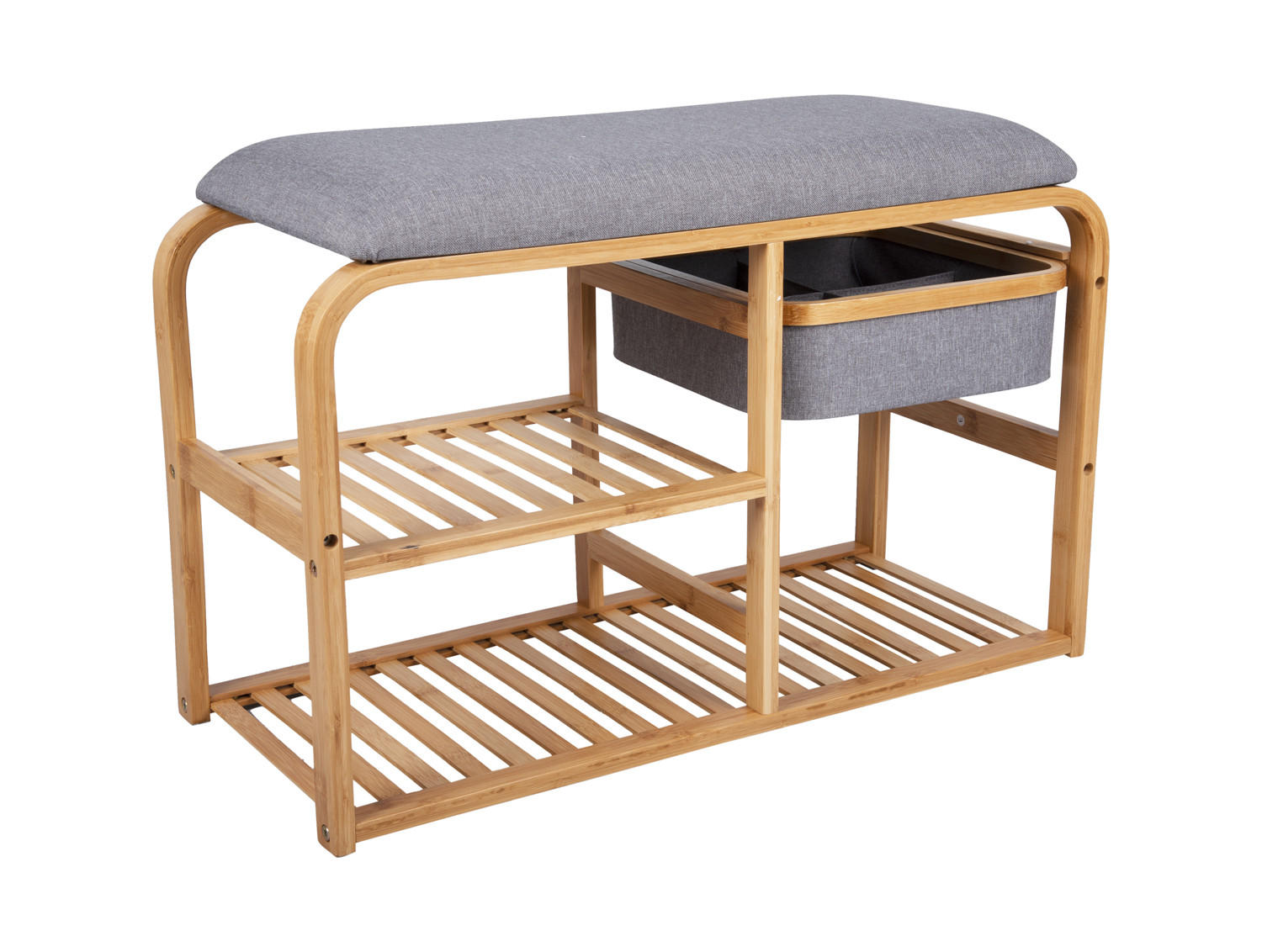 BANK Dure Braun 69.5/30/45 cm - Braun, Holz (30/45/69.5cm) - Leitmotiv