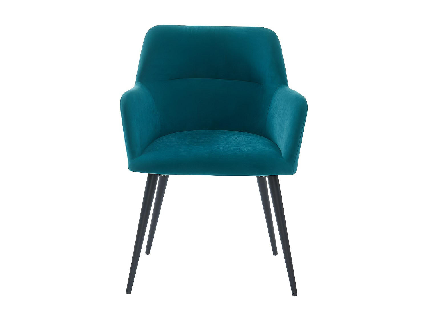 STUHL - 59.5 cm x 61 cm - stoff - blaugrün Heka - Grün, Textil (59.5/78/61cm) - Vente-Unique