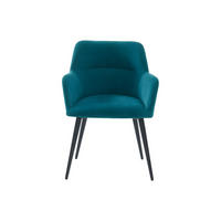 STUHL - 59.5 cm x 61 cm - stoff - blaugrün Heka - Grün, Textil (59.5/78/61cm) - Vente-Unique