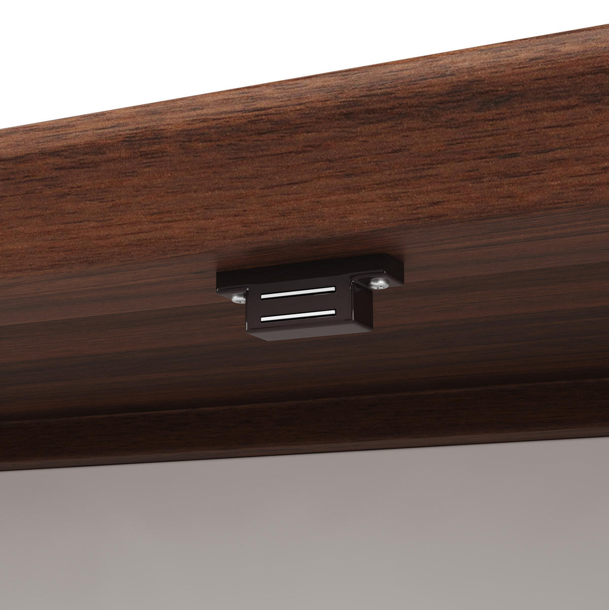 HOCHSCHRANK mit 4 Schubladen 80 x 39,8 x 180 cm MDF Weiß - Weiß, Holzwerkstoff (40/180/80cm) - Meubliv