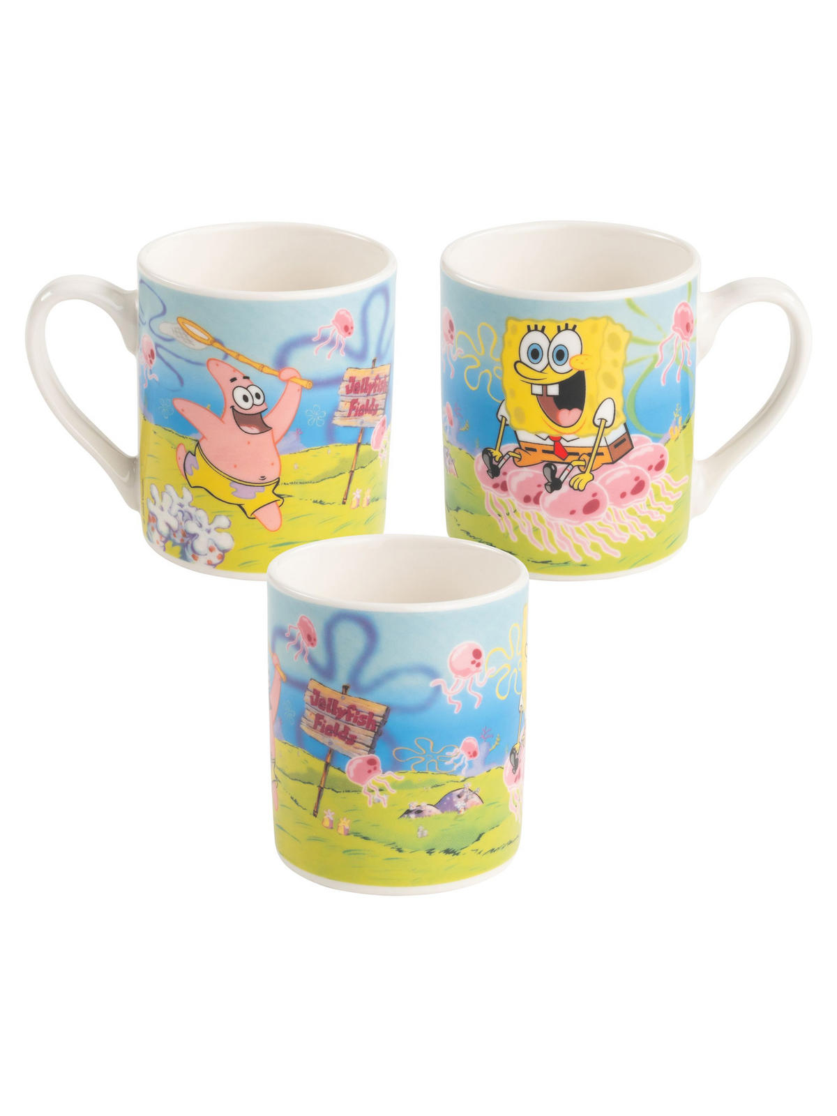BECHER Spongebob Schwammkopf Jellyfish Mehrfarbig 230 ml - Multicolor, Keramik (0.23L)