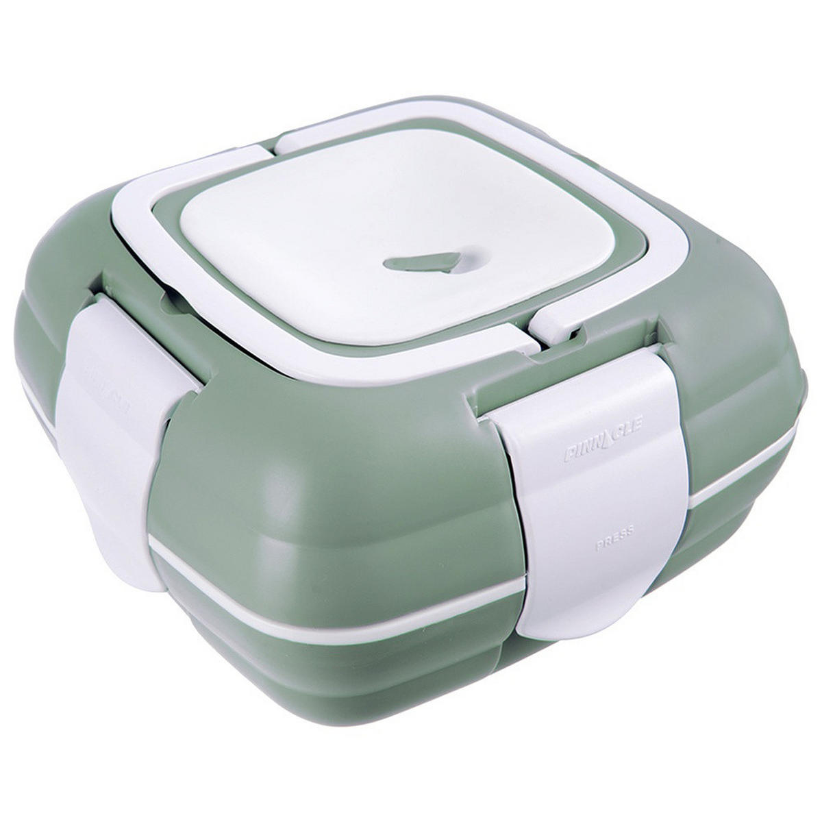MITTAGSTHERMOSKANNE Termo Stahl 1,9 l - Grün, Kunststoff (22.5/12/22.5cm) - Orion 