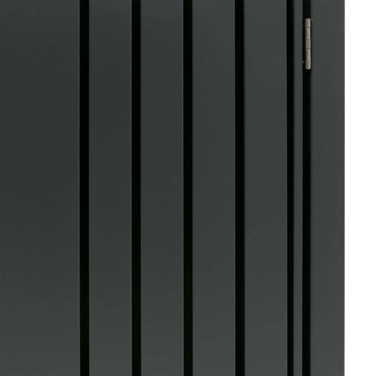 MÜLLTONNENVERKLEIDUNG Anthrazit - Anthrazit, Metall (260/125/84cm) - MCW