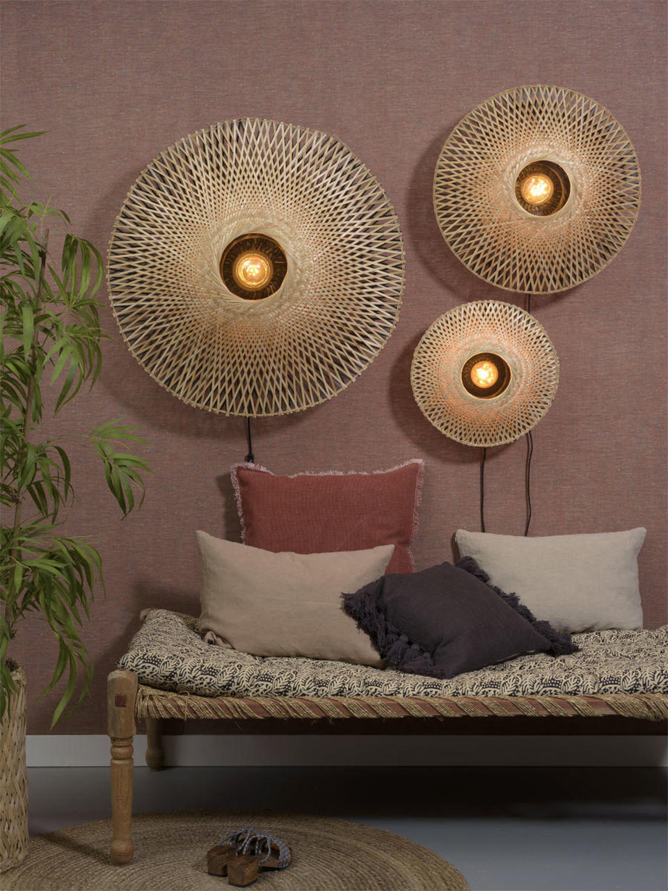 boho living lampen