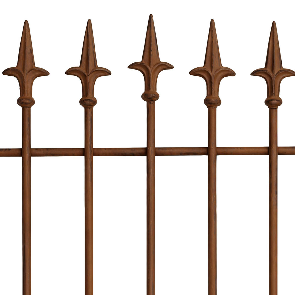 RANKGITTER 2er Set Metall Antik Braun - Braun, Metall (50/100/0.7cm) - CLP