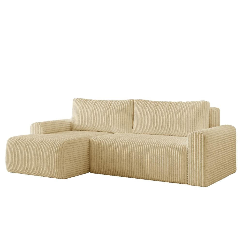 Dekori_Interiors Ecksofa Creme 240x142 cm