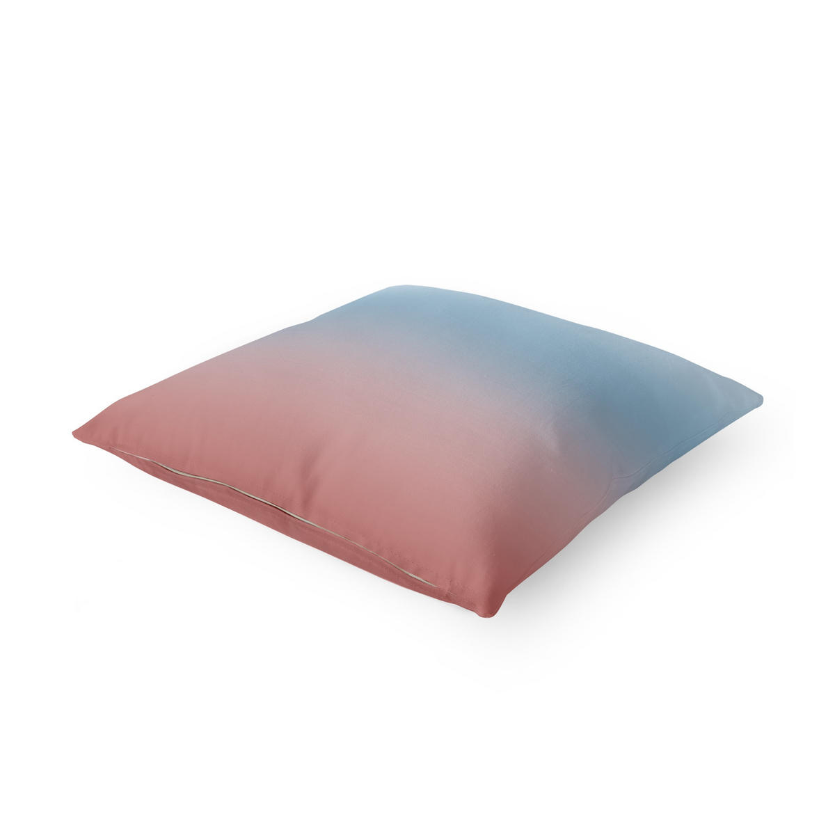 KISSENBEZUG Blau-Rosa Farbverlauf 40/40 cm - Blau, Textil (40/40cm) - Bilderwelten