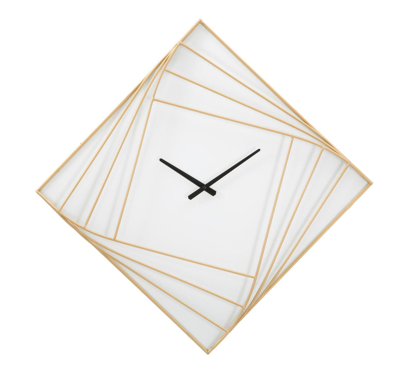 Mauro Ferretti Wanduhr Gold 85x85x6 cm