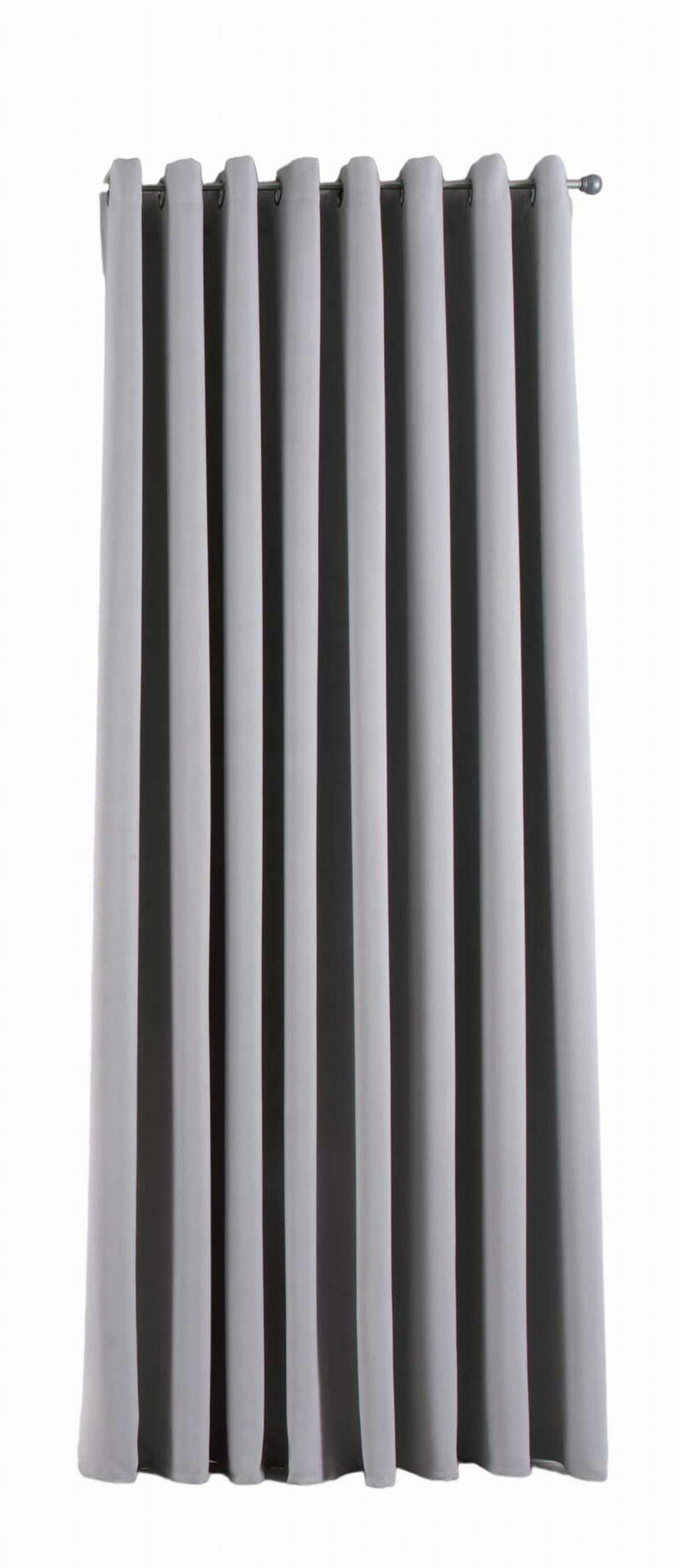 Gardinenbox Vorhang Grau 295x225 cm