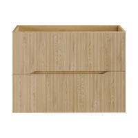 WASCHBECKENUNTERSCHRANK - 80 cm x 46 cm - holz - naturfarben hell Oriso - Naturfarben, Holz (80/57/46cm) - Vente-Unique