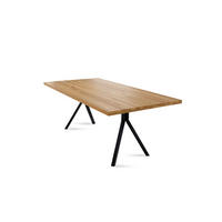 MASSIVHOLZTISCH Daisey 10 160x77x90 Esszimmertisch Wildeiche geölt - Wildeiche, Holz (160/77/90cm) - 58aufmkessel