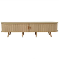 TV-SCHRANK 170/40/42 cm Helle Walnuss mit 2 Schubladen und 2 Türen - Nussbaumfarben, Holz/Holzwerkstoff (170/42/40cm) - Oxeza