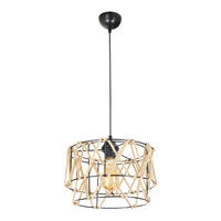 HÄNGELEUCHTE Maryport - Schwarz, Metall (25/25/65cm) - lux.pro