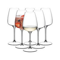 WEISSWEIN / CHAMPAGNERGLAS / SPRITZ DRINK Grape transparent 550 ml 6er Set - Transparent, Glas (0.55L) - Riedel