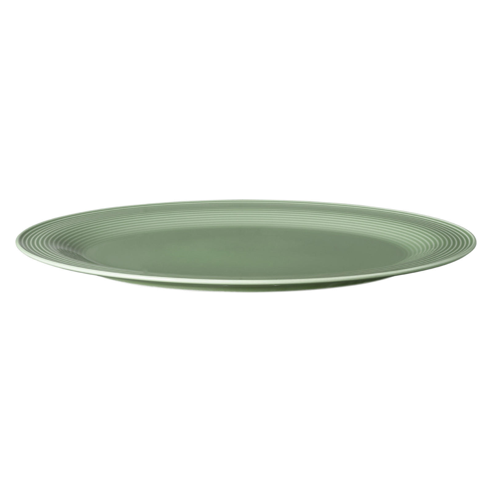 SERVIERPLATTE Beat Color Glaze Salbeigrün 35 x 28 cm - Grün, Keramik (28/2.2/35.3cm) - Seltmann Weiden