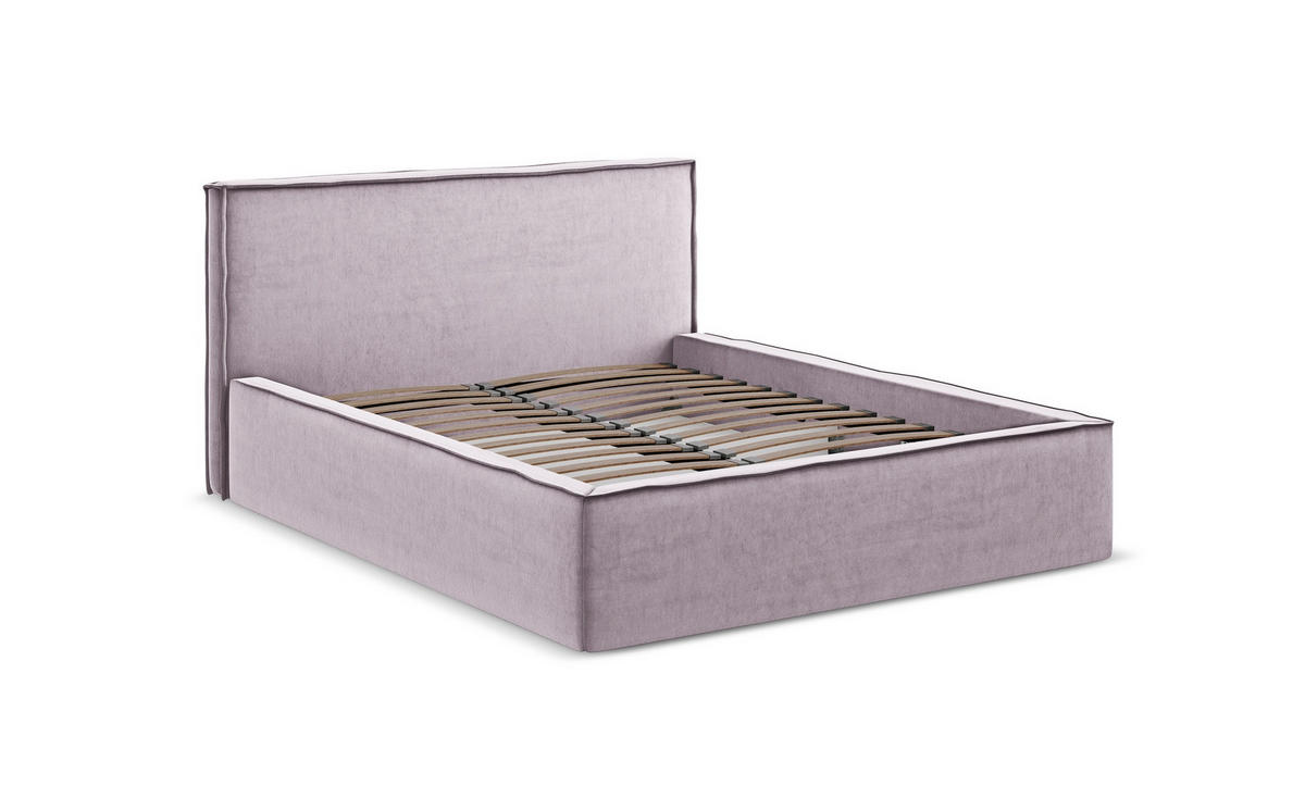 POLSTERBETT mit Bettkasten und Lattenrost 200x228 Schwarz - Schwarz, Kunststoff/Textil (180/200cm) - Makamii