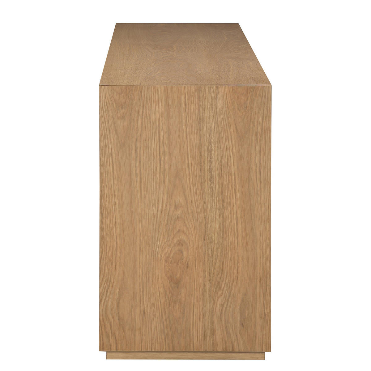 SIDEBOARD - Eiche / Dunkelgrau - Eichefarben/Dunkelgrau, Holzwerkstoff (200/75/45cm) - home24