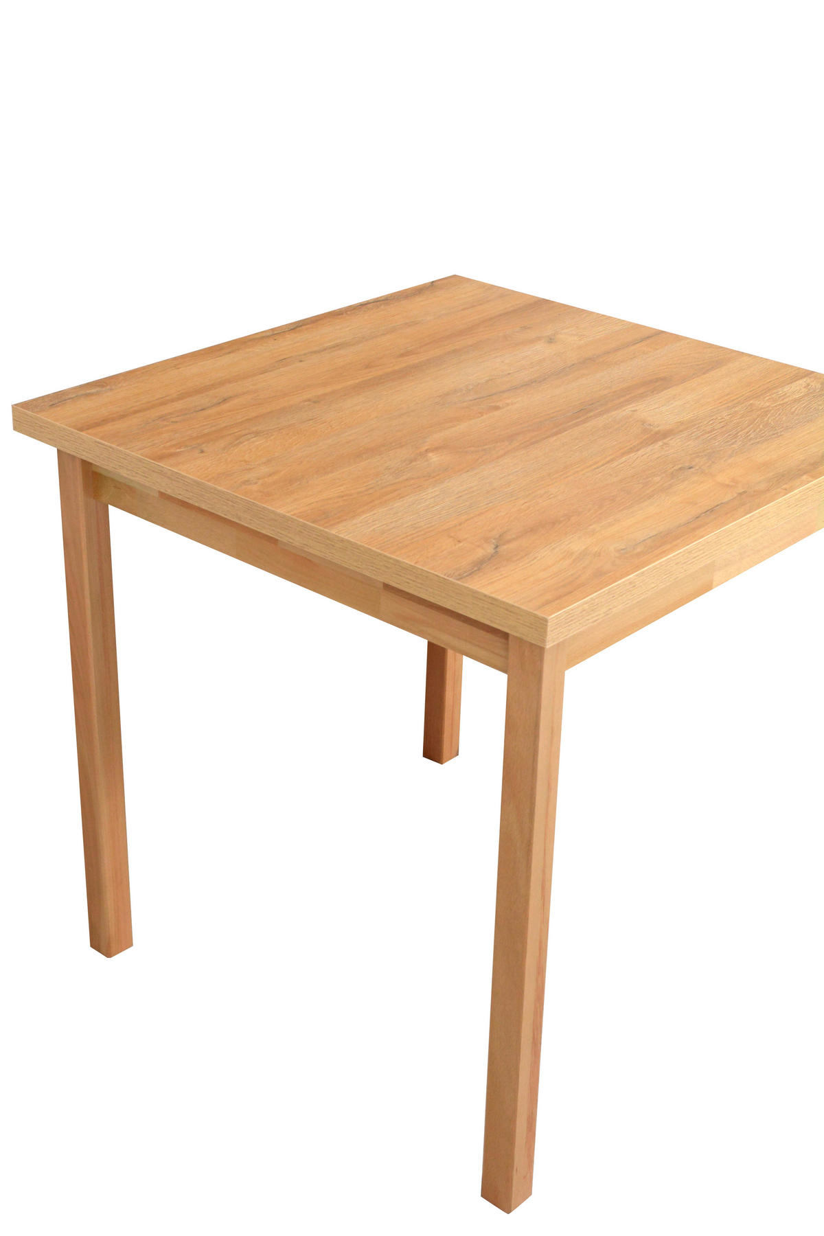 ESSTISCH Max 9, 80/80 cm, grandson - Birkefarben, Holz (80/80/78cm) - Leaf Design