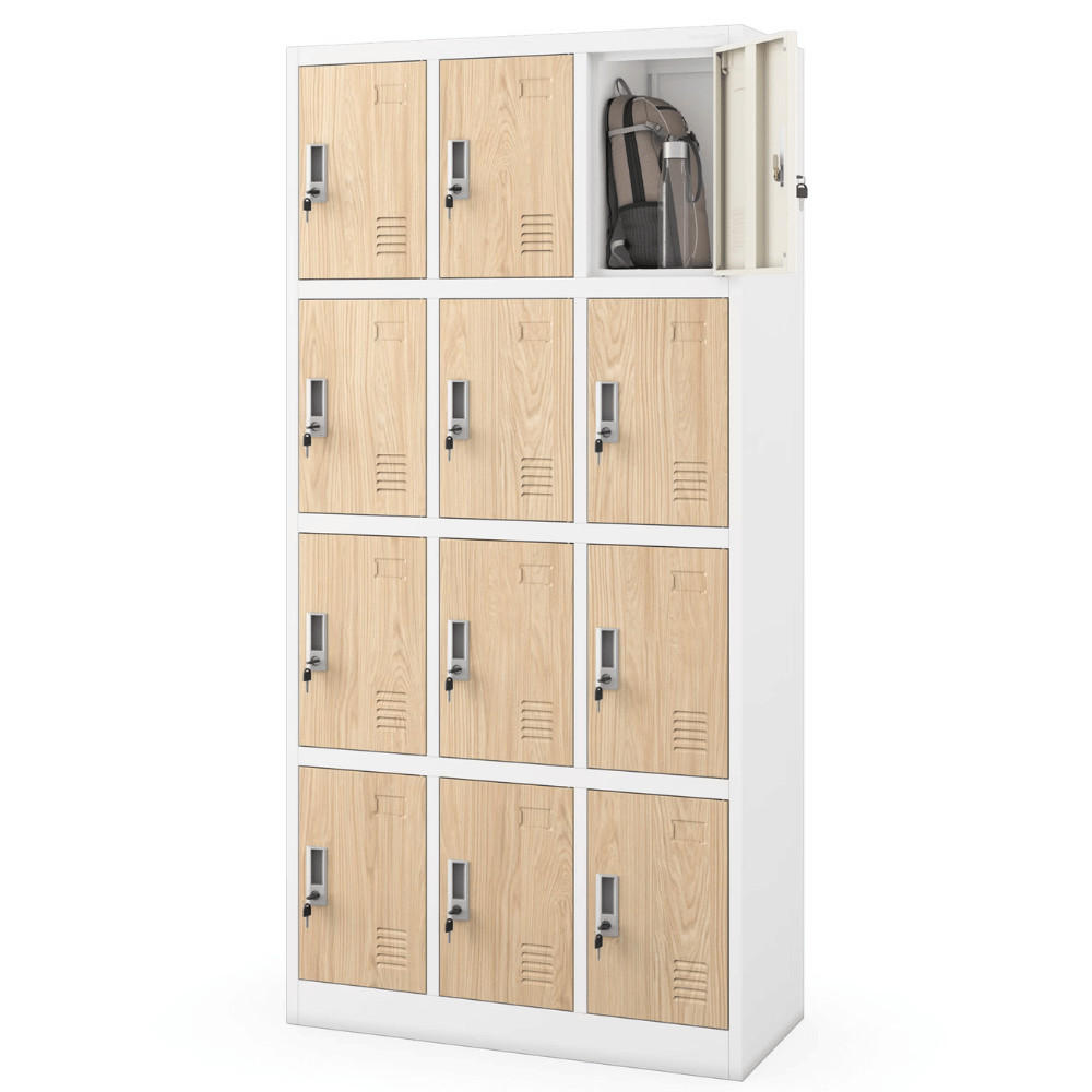 Jan Nowak Schliessfachschrank Weiß 90x185x40 cm