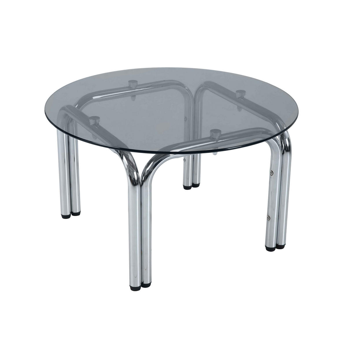 COUCHTISCH, schwarz - Schwarz, Glas (70/70/41cm) - Oviala