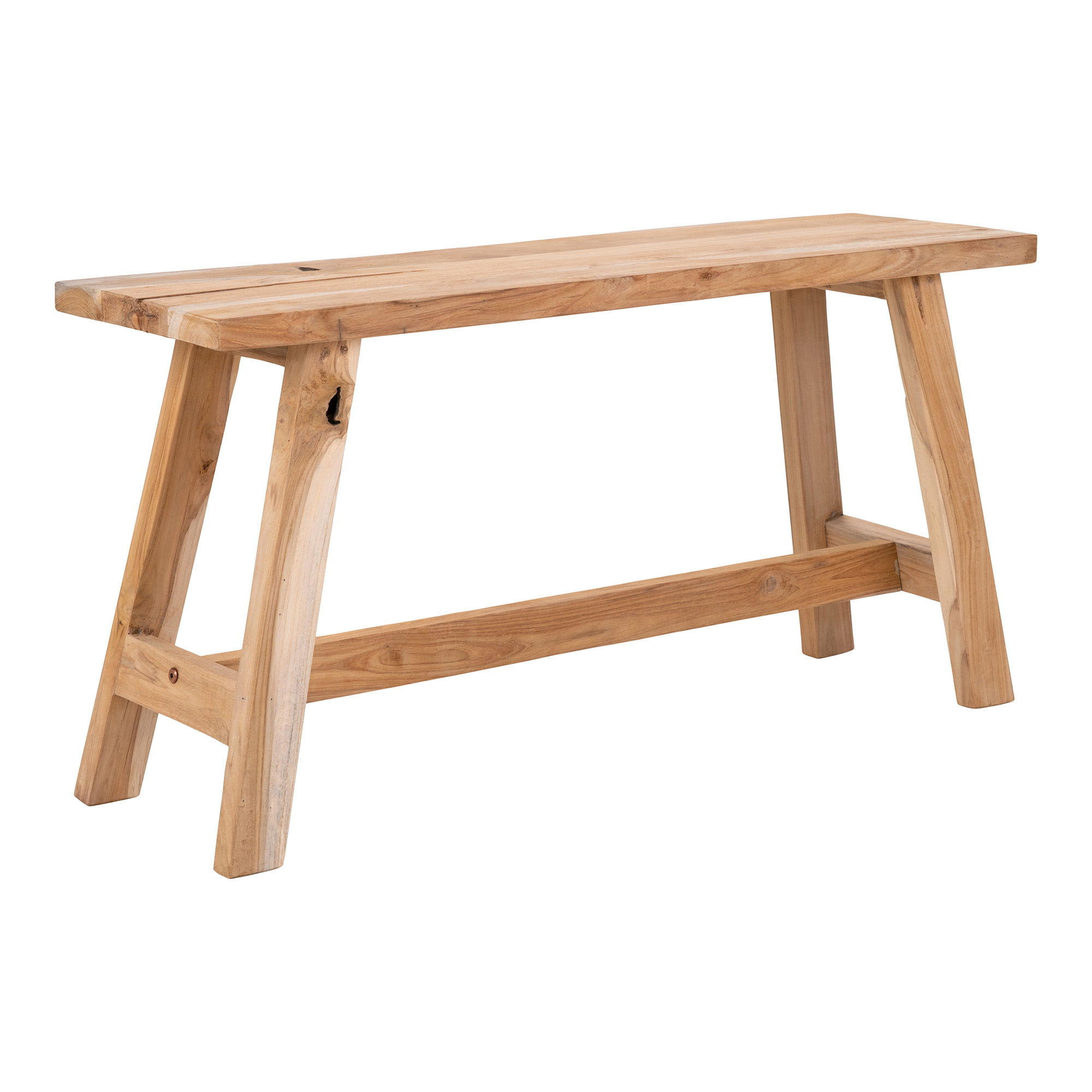 BANK Barcelona - Naturfarben, Holz (90/25/90cm) - tinkaro