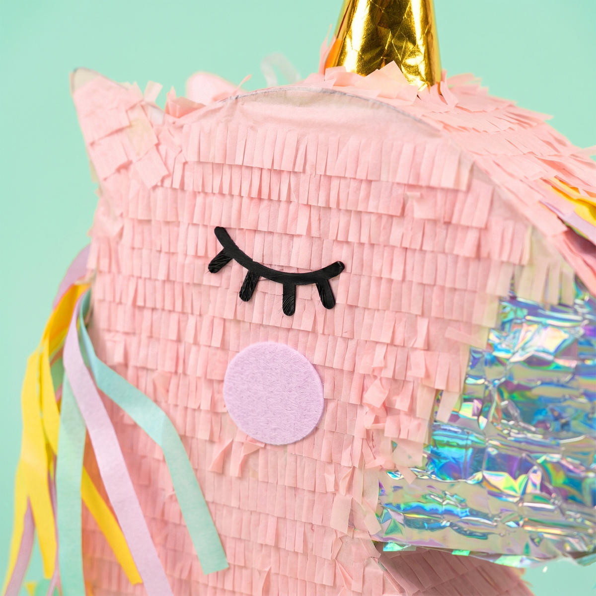 PINATA - Pink, Papier/Wellpappe (43/49.5/10cm) - Relaxdays